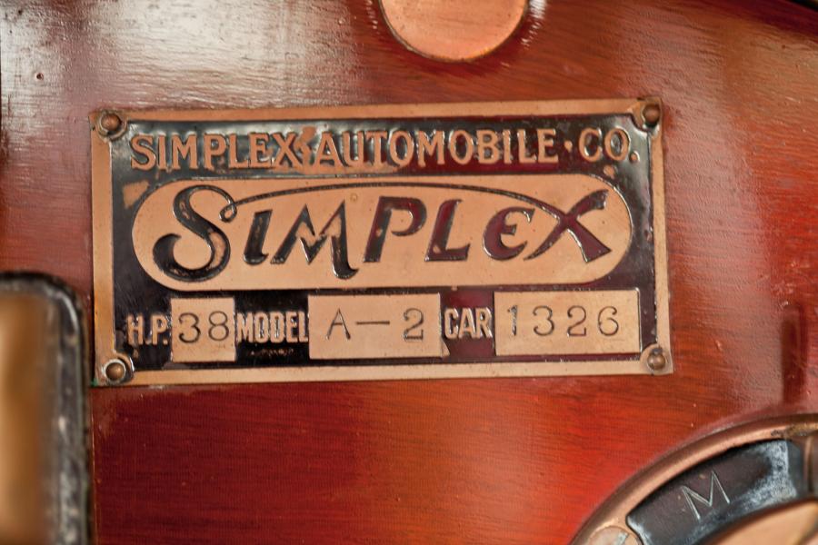 Логотип Simplex 38 HP Touring by Holbrook 1913 года  (фото 18 из 20)